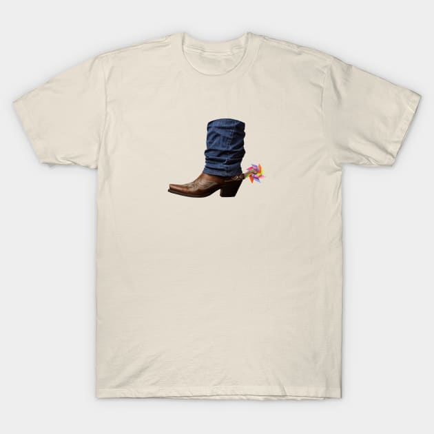 Funny Cowboy T-Shirt by brain360